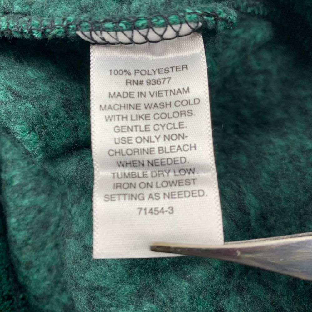 St John's Bay Quarter‎ Zip Pullover Sweater Cadium Green Black [Size4X] NWT - Picture 9 of 10